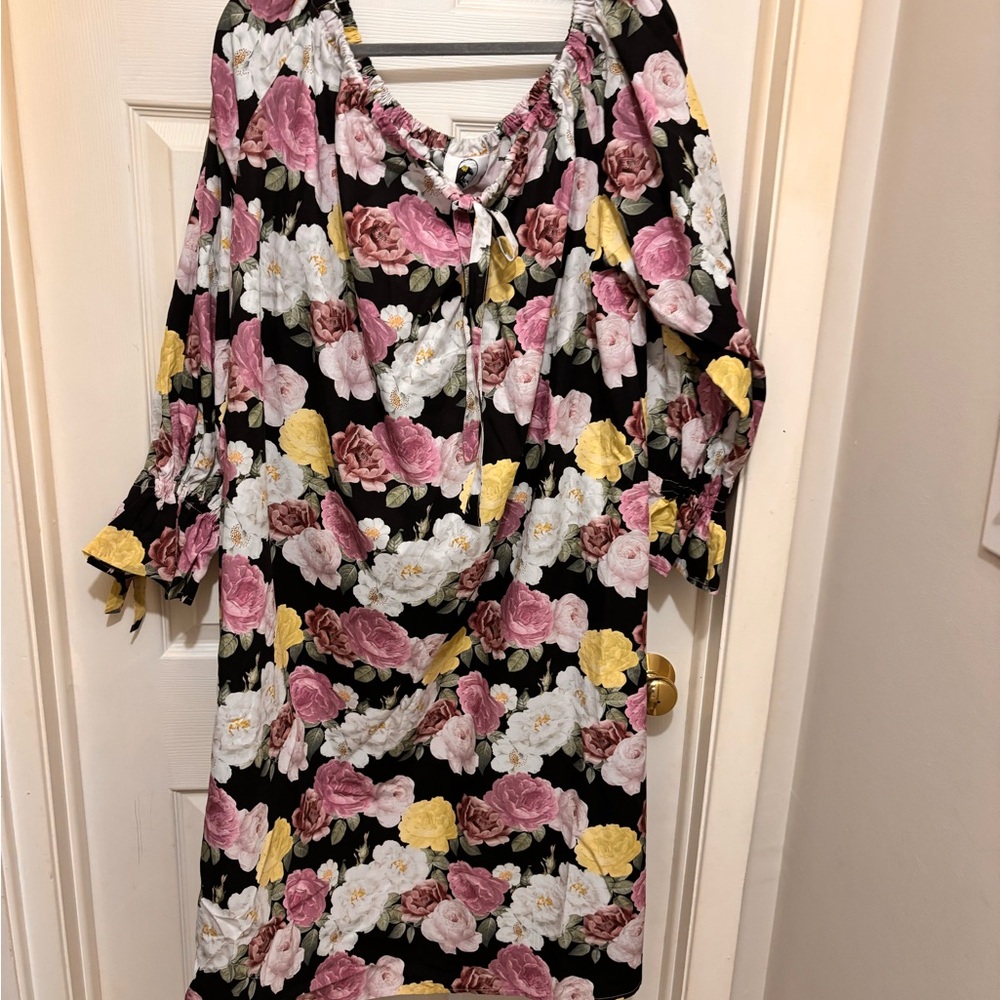 Floral Off-Shoulder Dress